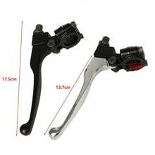 مقبض القابض والفرامل الأيسر الأسود العالمي للدراجات النارية لطرازات CRF XR 80 100 ، CRF80 ، XR200 ، SSR 125 سي سي ، كولستر ، روكيتا ، باجا ، إكس تريم ، قطع غيار الدراجات النارية للترابية والموتوكروس