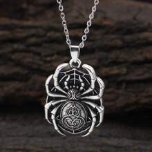 GuoShuang 4pcs Retro Men's Necklace Gothic Rock Skull Halloween Retro Necklace Jewelry Gift