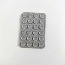 48pcs Double-Sided Silicone Suction Cup Phone Stand, Minimalist Suction Cup Sticker Non-Slip Phone Case Portable Detachable Phone Holder, Square Anti-Drop Phone Suction Cup Stand, Halloween Gift