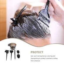 Kit de tintura de cabelo Kanek de 5 peças, incluindo pincel e tigela para tingir - Kit completo de acessórios para tingir cabelo para uso em salão e em casa - Inclui pincel para tingir, tigela para misturar, protetores de orelha e muito mais. Perfeito para família e amigos!