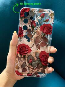 Ốp lưng điện thoại cỡ lớn in hình hoa hồng trong suốt, tương thích với iPhone 16/11/12/13/14/15/15 Pro/15 Plus/15 Pro Max/7 Plus/8 Plus/X/Xs Max/Xr/11 Pro/12 Pro/13 Pro/14 Pro/12 Mini/13 Mini/11 Pro Max/12 Pro Max/13 Pro Max/14 Pro Max/14 Plus/6/6s/6 Plus/7/8/16 Pro/16 Plus/16 Pro Max/SE, và Galaxy A54/A14/A12/A13/A15/A32/A33/A24/A52S/S20/S21/S22/S23/S24/S23 Plus/S24 Ultra/S25/A15/A33/A23, chống nước, chống sốc, chống rơi. Chống trầy xước. Phiên bản quốc tế, không phải phiên bản nội địa. - Nhiều màu - Xem 4