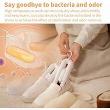 KEEPSORT - Secador de zapatos con función telescópica para quitar el mal olor, control termostático inteligente, 3 tiempos - Morado - Ver 7