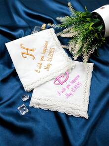 Khăn tay thêu tên theo yêu cầu, Khăn tay cưới cho cô dâu, Khăn tay cá nhân hóa cho nữ, Khăn tay trắng tùy chỉnh, Khăn tay ren, Quà cưới tùy chỉnh, Phụ kiện cưới, Quà sinh nhật, Ngày Valentine, Cô dâu, Chú rể, Phù dâu, Bạn gái, Bạn trai, Mẹ, Bạn bè, Gia đình, Bền, Nhiều màu sắc, Dễ thương, Đáng yêu, Ngộ nghĩnh, Kawaii, Y2K, Phong cách, Unisex, Thường ngày, Tùy chỉnh, Cá nhân hóa, Độc đáo, Được thiết kế riêng, Quà tặng lý tưởng cho anh ấy, Quà tặng lý tưởng cho cô ấy, Cô ấy, Bạn trai, Bạn gái, Gia đình, Bạn bè, Tình yêu vĩnh cửu - phong cách A - Xem 6