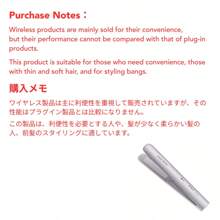Cordless Mini Straightener And Curler, Suitable For People With Bangs And Soft Hair, USB Rechargeable Hair Tools, Can Used Continuously About 30 Minutes, Fast Heating, 3 Temperature Settings, Suitable For Home, Travel, Salon Use, Great Gift