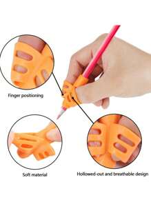 3 peças/6 peças/9 peças/10 peças/12 peças Conjunto de Suporte de Caneta de Cor Sólida para Crianças, Suporte de Caneta Corretor de Postura, Ferramenta de Assistência Especial de Escrita para Crianças em Idade Pré-Escolar que Estão Aprendendo a Escrever, Adequado para Aprendizado Diário e Trabalho de Escritório, Volta às Aulas, É um Presente Ideal para Crianças