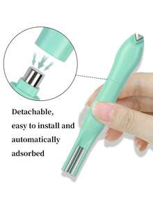 Multi Functional Nail Art Magnet Stone Pattern Absorbing Nail Gel Crystal Magnetic Bar Nail Enhancement Tool DIY,Nail Supplies,Nail Tools,Nail Art Tools,Back To School,Nails,Nail Tools For Press On Nails - Green - View 4