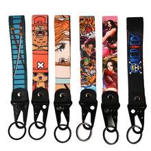 ONE PIECE 44 款海贼王 PVC 玩偶钥匙扣吊坠蒙奇·D·托尼托尼·乔巴索隆可爱包挂配件周边礼物海贼王卡哇伊动漫人物玩偶模型玩具 6-8 厘米/2.36-3.15 英寸 - 彩色 - 查看 4