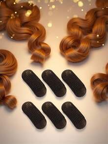 4 件装 Bump It Up 插入式发夹隐形发量底座垫头发造型配件工具适用于女士、学校用品