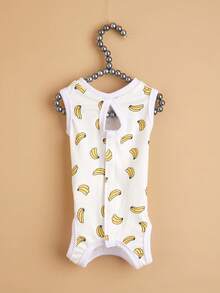 柔软轻薄四脚猫咪绝育服，猫咪断奶手术服，保暖防舔 - 彩色 - 查看 4