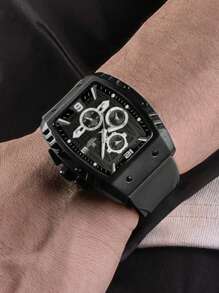 NAVIFORCE NAVIFORCE Multifunction Men's Wristwatches Silicone NFRM8025 Waterproof Sports Male Watches Casual Quartz Calendar Man Chronograph ,For Men, For Boyfriend, Birthday, Gifts, Climbing,Outdoor