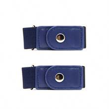 2条装男女通用无扣弹力腰带 - 彩色 - 查看 5