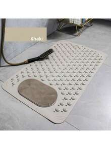 优质防滑淋浴和浴缸垫 - 厚橡胶浴垫，带排水孔和强力吸盘，防滑浴室地垫，适用于干湿表面，速干设计，带按摩纹理 - 非常适合水疗中心、健身房更衣室和豪华浴室（乔迁/情人节礼物）