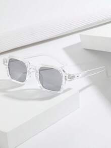 1 副男女通用秋季新款休闲简约时尚高端眼镜，适合万圣节、通勤、会议、休闲装、日常生活和使用 - 彩色 - 查看 3