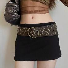 Country Belt Launch Of The 5CM Wide Punk Rock Lolita Belt 2025 - Cà phê - Xem 3