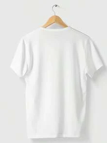 Men's T-Shirt+Shorts Kit TecTel Sports Gym Mizun Training 100% Cotton Round Neck Shirt Fresh Mesh Quick Dry Shorts Rubberized Print Immediate Shipping Full - 白色 - 查看 2