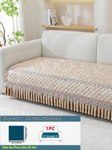 1pc Jacquard Luxurious European Style Sofa Cover, Summer Jacquard, Machine Washable, Pet Friendly, Fits Armchair To 4-Seater Sofa - Living Room, Window, Office Sofa Protector