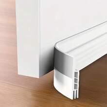1m 3-Hole Door Bottom Seal Weatherstrip, Self-Adhesive Bedroom Door Gap Dust, Noise, Draft Proof Multi-Hole Door & Window Seal