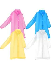 Kinderregenjas voor jongens en meisjes, 5 kleuren kinderregenjassen, poncho, waterdichte jas, regenjassen voor kinderen, pretpark, wandelen, kamperen, reizen, schoolactiviteiten, regenjassen