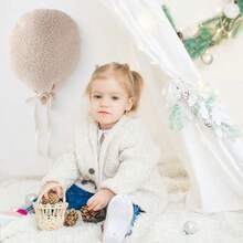 3色泰迪绒气球 儿童房装饰配件 INS风舒缓气球 北欧风墙挂装饰品 礼物 - 彩色 - 查看 10