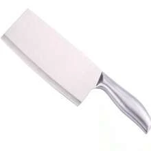 Slicing Knife With Steel Handle - Silver - View 1