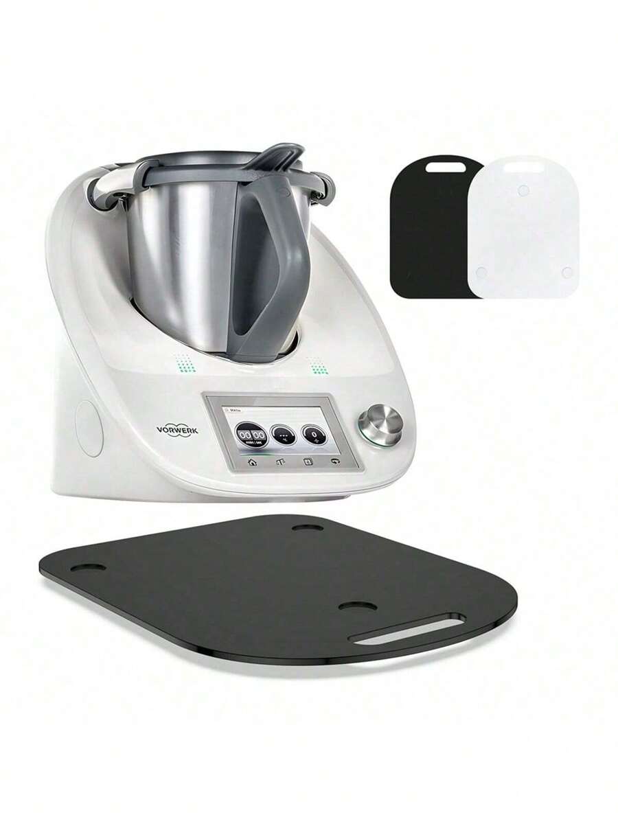 1 pieza Alfombrilla antideslizante de plástico de moda adecuada para licuadoras Thermomix TM5/TM6 - Soporte de fijación con tornillo, Almohadilla antideslizante para electrodomésticos de encimera
