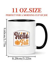 1 Peça Caneca de Halloween Fofa e Cartoon, Caneca de Café com Tema Engraçado de Abóbora, Fantasma e Bruxa, Presente de Feriado para Casa e Escritório, Copo de Água