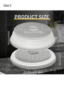 Silicone Microwave Splatter Cover, Microwave Cover For Food Fruit Drainer, Microwave Food Cover, Microwave Plate Cover, Microwave Lid, Kitchen Essentials, Dishwasher Safe Silicone Microwave Splatter Cover High Temperature Resistant Foldable