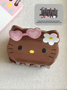 Sanrio Sanrio 1 Pc Sanrio Genuine Authorized Acrylic Hair Grabber Hello Kitty Melody Cute Cartoon Hair Accessories Clip Fashion Accessories Hair Claws Claw Clips Hair Clips Hair Jaw Clip Hair Clamps Hair Clutch Hair Catcher Clip