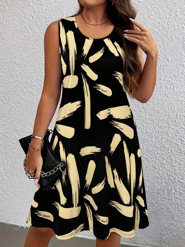 Plus Size Women's All-Over Print Off-Shoulder Maxi Dress - Round Neck Vacation Sundress, Flowy Beach Cover Up, Boho Chic Casual Dress For Curvy Women,Curve Boho Dresses