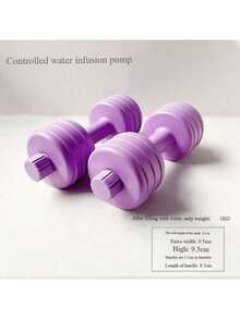 1 ganteră reglabilă umplută cu apă, ganteră portabilă pentru yoga/antrenament pentru antrenament de forță - Multicolor - Vizualizare 7