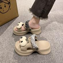 Women Heeled Sandals - 卡其色 - 查看 2