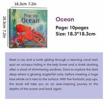 Lachilly Usborne Pop-Up 海洋英语教育3D翻盖绘本儿童早教海洋动物认知书故事书 - 彩色 - 查看 3