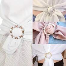 8pcs Heart & Asymmetrical Designed Fastening Button Set,Versatile Fashion Accessory For Casual & Formal Wear