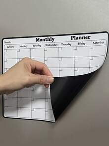 Lịch mini nam châm có thể xóa được, thời trang - Lịch kế hoạch tháng đa chức năng gắn tủ lạnh - Dễ dàng cất giữ đồ dùng nhà bếp, kiểu dáng đẹp và tiện dụng. - Nhiều màu - Xem 3