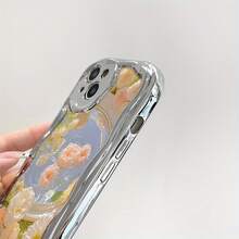 Fundas para celular 11, 12, 13, 14, 15, 16 Plus, Pro, Promax, XSMAX, XS/X. Diseño ondulado electrochapado. Alta gama, calidad superior. - Blanco - Ver 3
