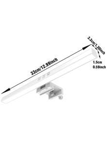 Adjustable Curved Monitor Lamp, Computer Desk Lamp, LED Screen Light Bar With Touch Control, Office Eye-Caring Screen Light - Black Curved Surface-39.8CM - View 15