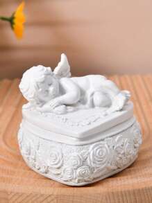 Artistic Nordic Style Jewelry Box, Decorative Storage Box For Bedroom Nightstand, Makeup Organizer, Jewelry Storage, Office Decor. Also Suitable As A Gift For Friends And Family For Women Storage Organizer Travel Essentials Back To School Dormitory Storage Fall Decor