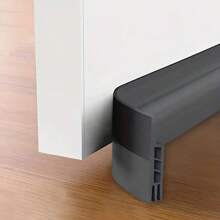 1m 3-Hole Door Bottom Seal Weatherstrip, Self-Adhesive Bedroom Door Gap Dust, Noise, Draft Proof Multi-Hole Door & Window Seal
