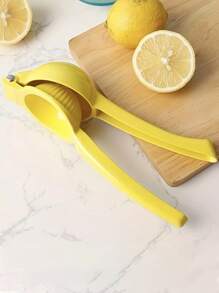 1pc Portable Aluminum Multifunctional Citrus Juicer - Efficient Manual Lemon Squeezer With Easy-Squeeze Design, Anti-Slip Handle, Effortless Citrus Press, No Electricity Needed, And Space-Saving Kitchen Storage - Essential Kitchen Gadgets For Fresh Juice Lovers