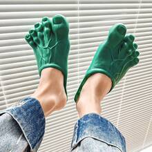 Unisex Funny Slippers, Couple Home Shoes, Neutral Slippers Big Foot Monster Sandals, Halloween Gag Slippers, Suitable For Cosplay, Laughter-Inducing Gift, Not Recommended For Long-Term Wear, One Size Fits EUR35-42, Foot Length 22.5-25.5cm, (Slight Color Difference Due To Batch Variation) - Green - View 11
