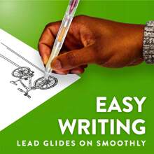 Paper Mate 3ct Clearpoint Mechanical Pencil Color Block Special Edition 0.7mm Lead Light Blue/Magenta/Orange