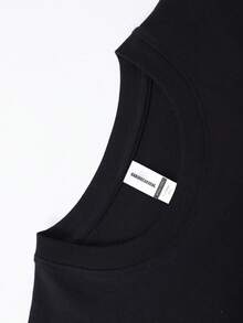 Ladies' T-Shirt, Summer Women's Fun Vacation Style Printed T-Shirt, Available In Black/White, Casual Round Neck T-Shirt, Suitable For Summer Vacation Tops.