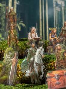 15 张 PET 高品质复古宠物日记装饰贴纸，奇幻职业系列，适用于礼物、办公室、家居、标记、标签、教室、娱乐玩具、学生日记创意复古备忘录装饰贴纸，适用于学校用品，返校 - 彩色 - 查看 3