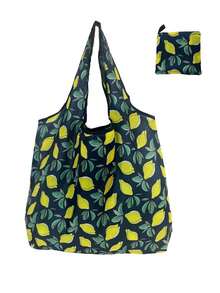 Lemon Casual Commuter Foldable Tote Bag, Large Capacity - Multicolor - View 5