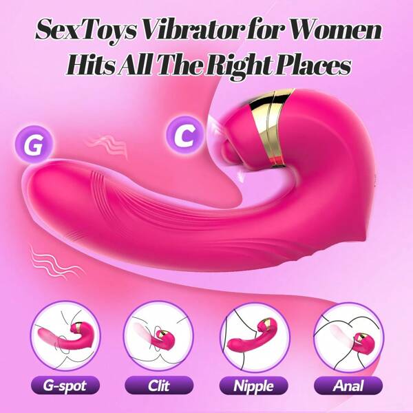 Female Clitoral Penetrating Stimulator, Internal And External Dual-Purpose, Wearable G-Spot Vibrator, Adult Couple's Sex Toys, Anal Massager, Gay Masturbation Stick.