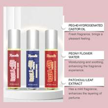 Fruit Roll-On Essential Oil Series: Unique Charming Fresh Scent, Long Lasting Fragrance, Portable Fragrance