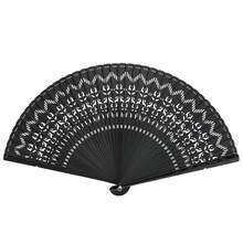 Decorative Fans - European Style Flower Pair, Bamboo - View 5