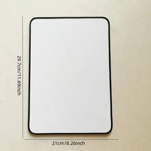 Magnetic Whiteboard Two-Sided Bordered Whiteboard Clipboard Magnetic Board For Household Handle Official Business Write Leave A Message Work Study Record Important Messages Whiteboard