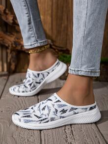 Women's Fashionable Casual Sneakers - Comfortable Breathable Slip-On, Suitable For Everyday Casual Wear