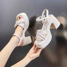 Women Heeled Sandals - 升級版黑色 - 查看 4